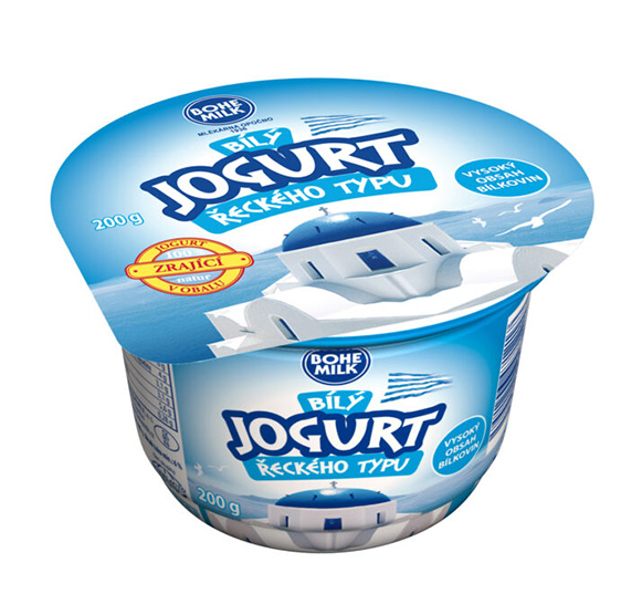 Bílý jogurt řeckého typu