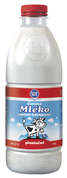 Čerstvé mléko plnotučné – PET lahev