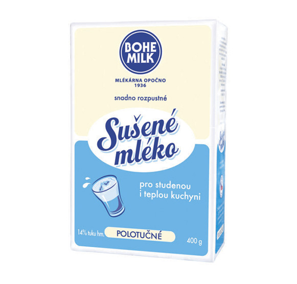 Sušené mléko polotučné
